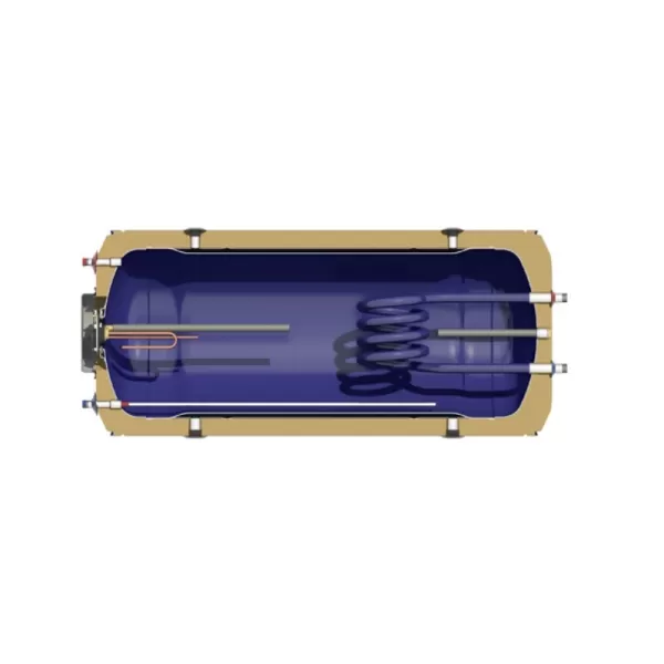 Nobel Aelios 120/2m2 (CUS) Glass Διπλής Ενεργείας Ηλιακός θερμοσίφωνας