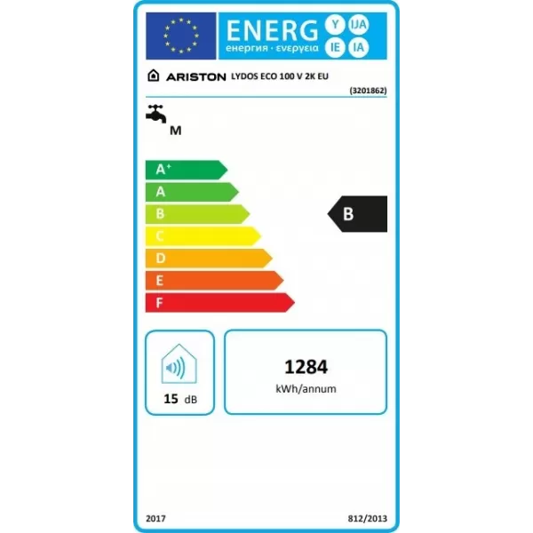 Ariston LYDOS ECO 100 V 2K EU Κάθετος Ηλεκτρικός Θερμοσίφωνας