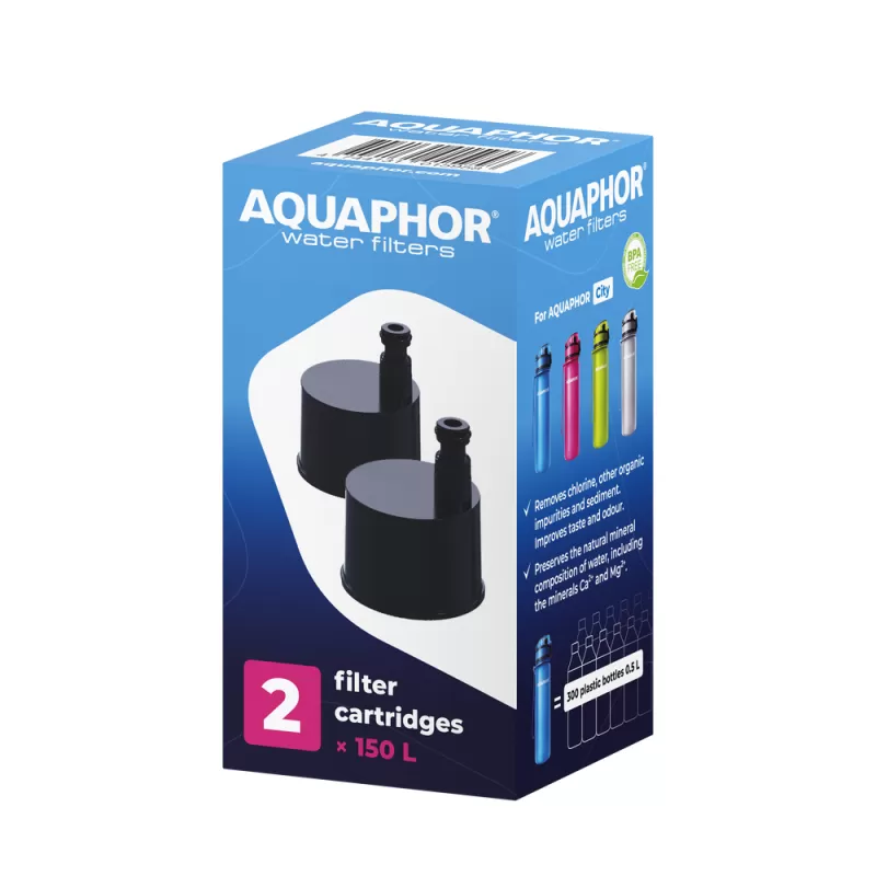 Aquaphor City Bottle Ανταλλακτικό Φίλτρο (2 τεμαχίων)