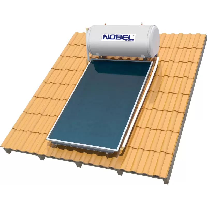 Nobel Solfos 200/2,6m2 Glass Διπλής Ενεργείας Κεραμοσκεπής Ηλιακός θερμοσίφωνα Nobel Solfos 200/2,6m2 Glass Διπλής Ενεργείας Κεραμοσκεπής Ηλιακός θερμοσίφωνα